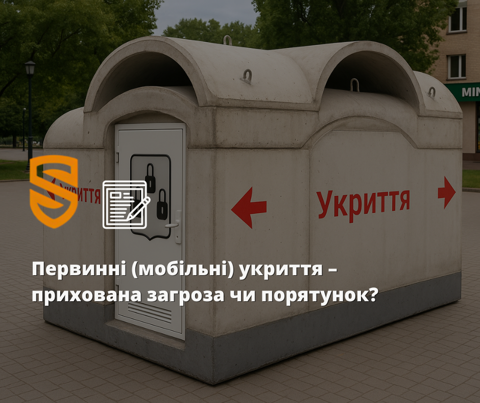 Первинні (мобільні) укриття – прихована загроза чи порятунок?